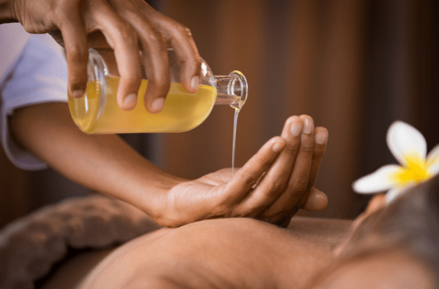 Masaje con aromaterapia